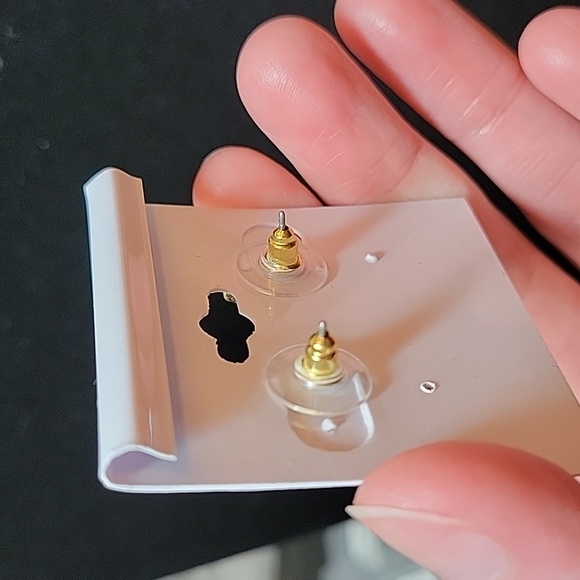 Gold-Tone Owl Earrings - Picture 3 of 3